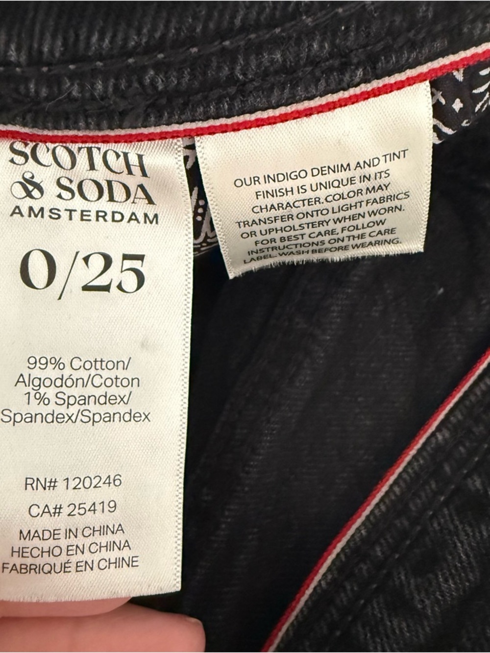 Scotch & Soda High Rise Black Barrel Jeans - Picture 10 of 10